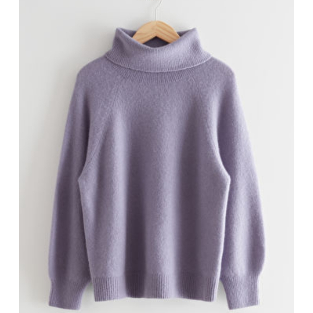 Los Angeles Atelier & Other Stories Turtleneck Wool Knit Sweater